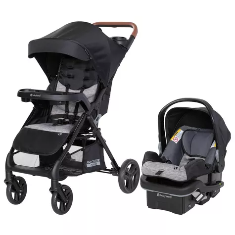 Baby Trend Passport Cargo Travel System with Lightweight EZ Lift 35 Plus Infant Car Seat - Black Bamboo, image 1 of 32 slides