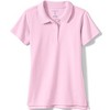 Lands' End School Uniform Kids Short Sleeve Feminine Fit Interlock Polo Shirt - 3 of 4