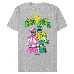 Men's Power Rangers Mighty Morphin Power Couple T-Shirt - 1 of 4