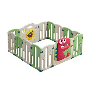 Bc Babycare Dino Barron Playpen - 1 of 4
