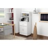 Inval Mini Refrigerator and Microwave Storage Cabinet - On Sale - Bed Bath  & Beyond - 32501302