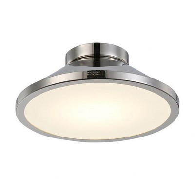 Artcraft Lighting Lucida 1 - Light Flush Mount in  Nickel