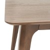 50" 5pc Orrin Dining Set Natural Walnut/Light Beige - Christopher Knight Home: Mid-Century, Square Table - 4 of 4