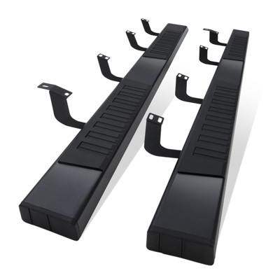 TruAIR 6-Inch Black Aluminum Running Boards for 1500 Crew Cab – Heavy-Duty Side Steps/Nerf Bars (Pair)