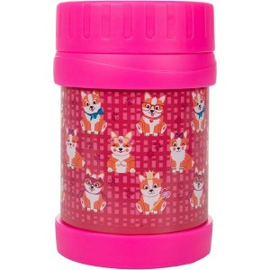 Bentology Stainless Steel Insulated Lunch 13 oz Jar - Leak-Proof Storage Container for Hot & Cold Food - BPA Free - Fits Most Lunch Bags - Corgi - 1 of 4