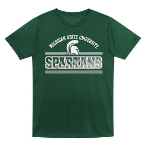 NCAA Michigan State Spartans Boys' Short Sleeve Poly T-Shirt - 1 of 1