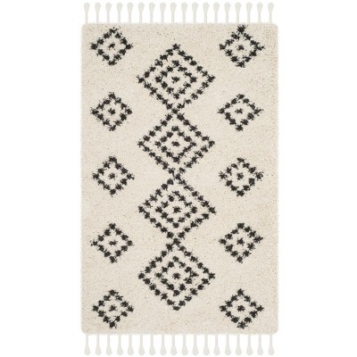 Moroccan Fringe Shag 200 MFG246 Power Loomed Indoor Rug - Safavieh