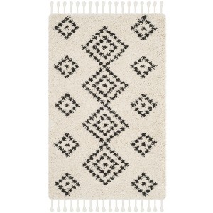Moroccan Fringe Shag 200 MFG246 Power Loomed Indoor Rug - Safavieh - 1 of 4
