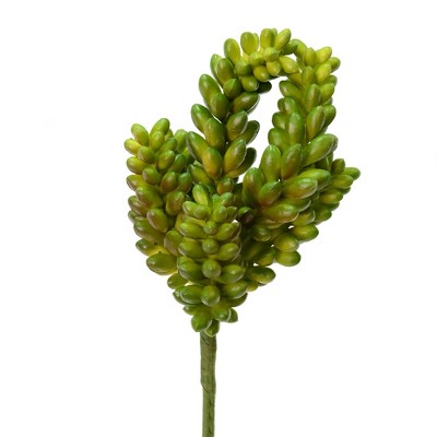 Vickerman 7" Artificial Green Donkey Tail Pick, Pack of 3