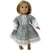 Doll Clothes Superstore Designer Dress with Elegant Lace Details Fits 18 Inch Girl Dolls - 2 of 4