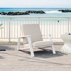 Adirondack Acacia Wood Outdoor Club Chair with Cushions, Modern Lounge Chair for Patio or Backyard-3irtyhousy - 2 of 4