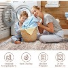 Washable Vintage Runner Rug – Low-Pile Non-Slip Floral Hallway Carpet for Kitchen, Entryway, Laundry - 4 of 4
