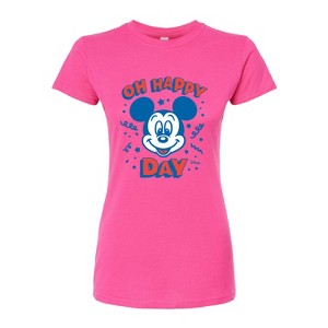 Women's - Disney - Mickey & Friends Fitted Graphic T-Shirt - 1 of 3