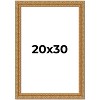 PosterPalooza | Contemporary Gold Picture Frame - UV Acrylic, Foam Board Backing, Hanging Hardware - 2 of 4
