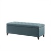 CAVINAS Polyester Storage Ottoman Bench with Button Tufted,Upholstered Storage Ottoman,Storage Benches for Living Room,Bedroom - 4 of 4