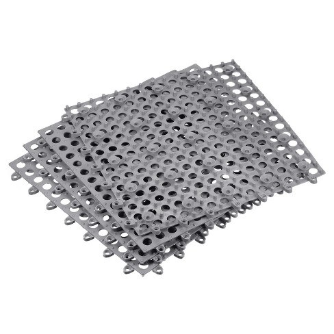 PVC Bath Mat Interlocking Non Slip Drainage Floor Tiles Shower