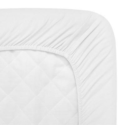 Twin White and Green Microfiber Floral Sheet Set