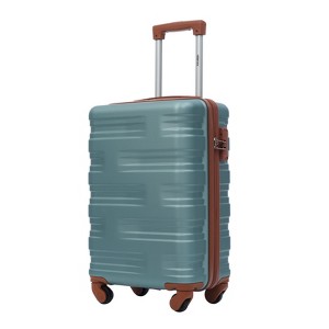 20" Carry On Luggage, Hardshell Expandable Suitcase with TSA Lock, Quiet Spinner Wheels, Top and Side Handles for Travel - 1 of 4