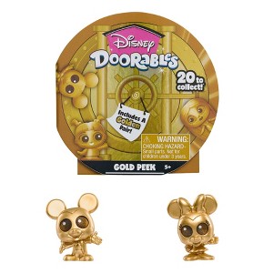 Disney Doorables Gold Peek Mystery 2-Pack with Golden Surprise Figures - 1 of 2
