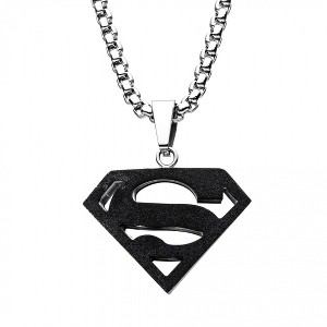 Adult DC Comics Superman Steel Pendant Necklace - 1 of 2