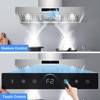 RAPSUAR 36 inch Wall Mount Range Hood, 1200 CFM with 4-Speed Gesture Sensing & Touch Control, Stainless Steel Kitchen Stove Vent Hoods - 2 of 4