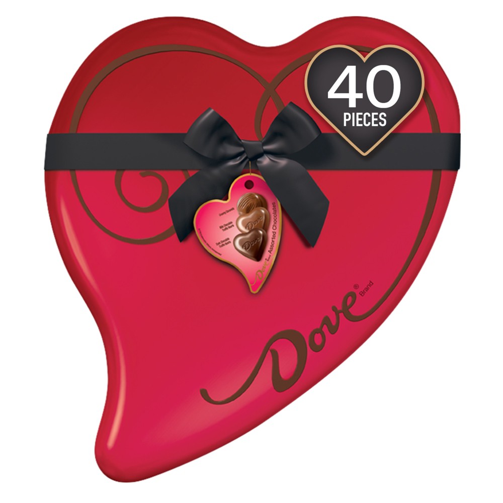 UPC 040000523093 product image for Dove Valentine's Day Assorted Chocolates - 40ct/14oz, Adult Unisex | upcitemdb.com