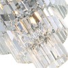 CWI Lighting Weiss 8 Light Flush Mount With Chrome Finish - 3 of 4