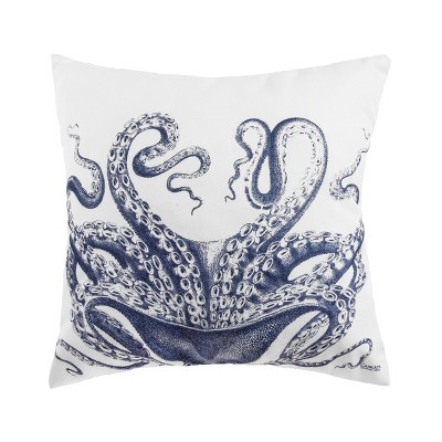 C&F Home Blue Octopus Decorative Throw Pillow