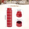 Unique Bargains Aluminum Alloy Anti-Skid BMX Mountain Dirt Cycling Fit 3/8 Inch Axles Rear Stunt Bike Pegs 2 Pcs - 2 of 3