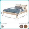 Now Furniture Full Size Bed Frame, Wooden Platform Bed - 2 of 4