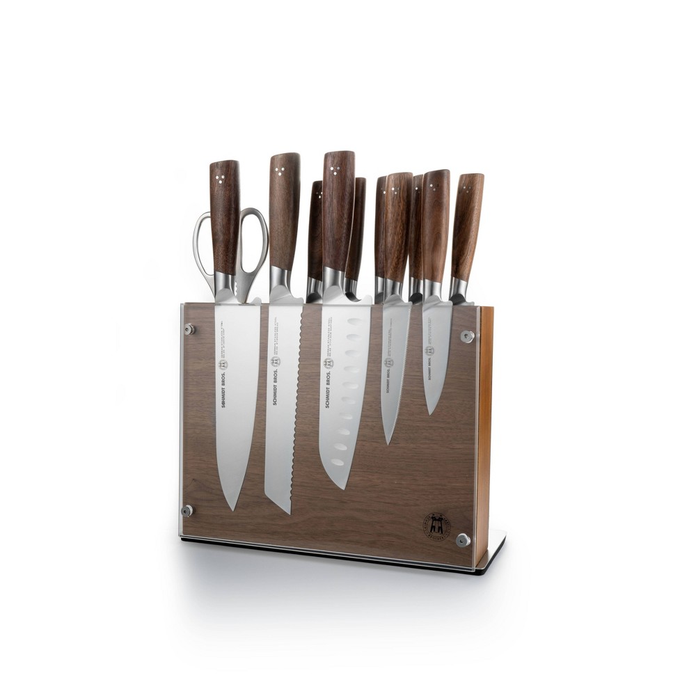 Photos - Bakeware Schmidt Bros Cutlery 14pc Stainless Steel Block Knife Set