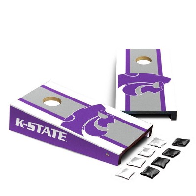 NCAA Kansas State Wildcats Desktop Cornhole Board Set