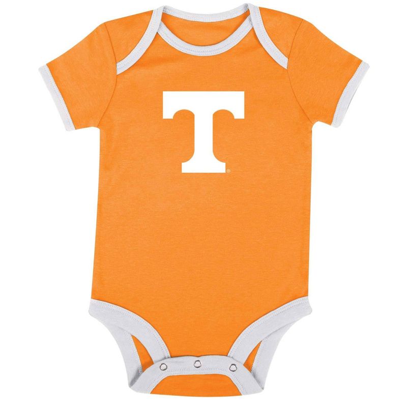 NCAA Tennessee Volunteers Infant Boys&#39; Short Sleeve 3pk Bodysuit Set, 2 of 5