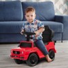 Infans 3 in 1 Ride on Push Car Mercedes Benz G350 Stroller Sliding Car w/ Canopy - 4 of 4