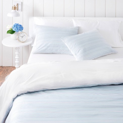 King 3pc Homestead Stripe Comforter Set, Martha Stewart King Size Bedding Set