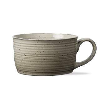 tagltd Loft Speckled Reactive Glaze Stoneware Soup Mug 17 oz. Latte Dishwasher Safe