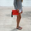 Pavilion Gift Company - Valerie Coral - 10.5" x 0.5" x 7.5" Oversized Clutch - Handbags - 4 of 4