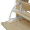 Shoe Cabinet, Natural Rattan Shoe Storage Organizer Cabinet with 3 Flip Drawers, Freestanding Shoe Rack with for Entryway, Hallway - 4 of 4