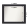 Amanti Art Oliver Non-Beveled Wood Framed Bathroom Vanity Wall Mirror - 3 of 4