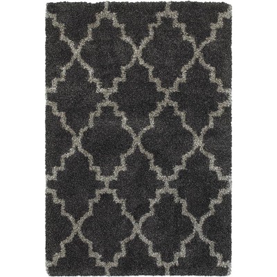 Oriental Weavers Henderson 092K1 Charcoal/ Grey Indoor Area Rug - 1'10" x 3'3"