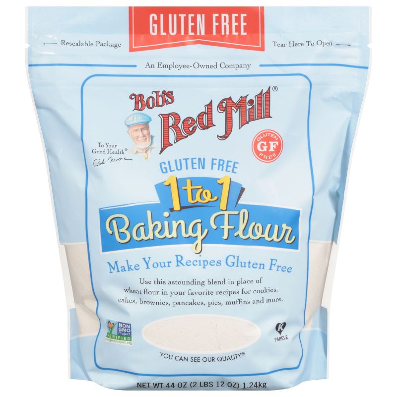 Bob&#39;s Red Mill Gluten Free 1-to-1 Baking Flour - 44oz, 1 of 8