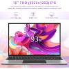 jumper Laptop, 16 Inch Laptops, Alder Lake-N100 Quad Core CPU(Up to 3.4GHz), 16GB RAM 512GGB SSD, 4 Speakers. - 2 of 4