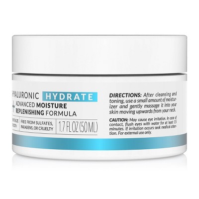 artnaturals Hyaluronic Face Moisturizer - 1.5oz: Unscented Daily Cream with Hyaluronic Acid for Normal Skin