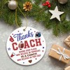 Football Coach Ornament 2025 - Coaches Christmas Ornaments for Men and Women - Football Coach Gifts - 4 of 4