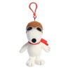 Aurora Mini Flying Ace Clip-On Peanuts Adorable Stuffed Animal White 5" - 2 of 4