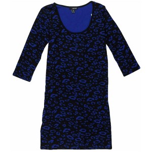 Ecko Unltd. Womens Knianimal Prin3/4 Slv Drs Shirt Dress - 1 of 1