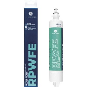 GE Appliances RPWFE Replacement Refrigerator Water Filter: Filters Pharmaceuticals, Asbestos, Mercury, Lead, Pesticides - 1 of 4