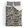 Deny Designs Iveta Abolina Neutral Leopard Queen/Full Duvet and Sham Set (2-3pc Set) - 2 of 4