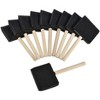 School Smart Wedge Foam Paint Brushes, 3 Inches, Pack of 10 - 3 of 4