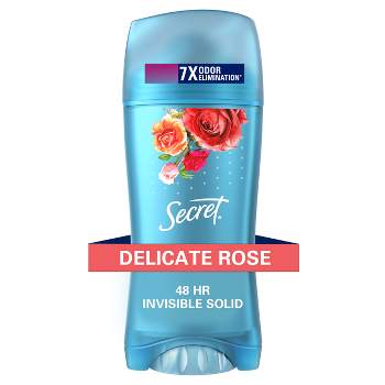 Secret Invisible Solid Antiperspirant & Deodorant - Rose Scent - 2.6oz